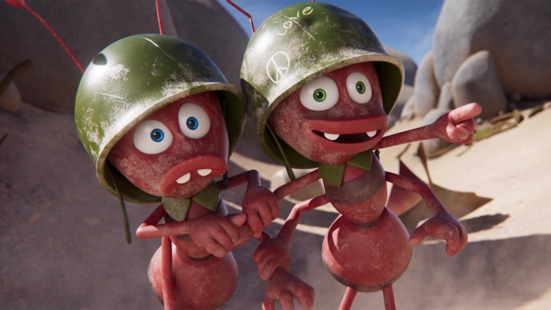 Ants Arnie and Barney on the search for water.