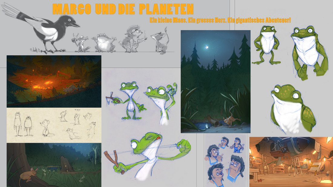 Margo and the Planets - One Sheet, Concept Art