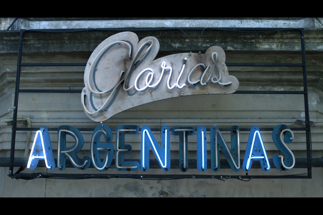 Replaced bar neon signage, modelling, motion tracking and VFX.