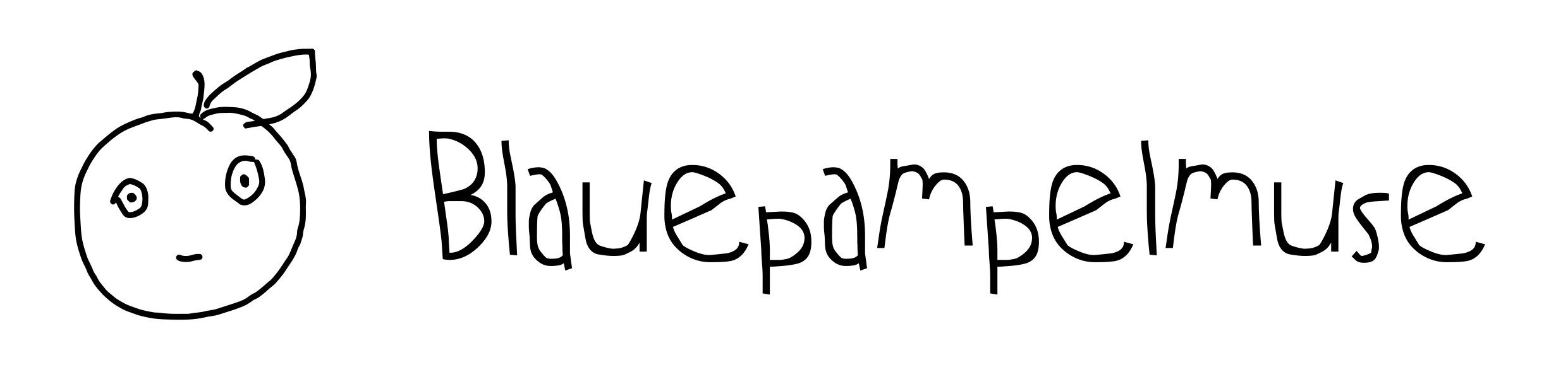 Blaue Pampelmuse - Logo